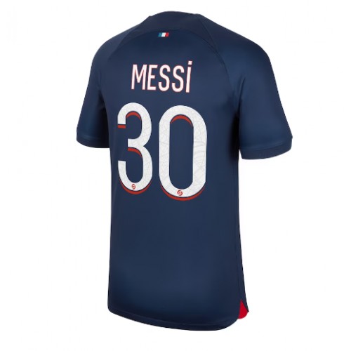 Fotbalové Dres Paris Saint-Germain Lionel Messi #30 Domácí 2023-24 Krátký Rukáv